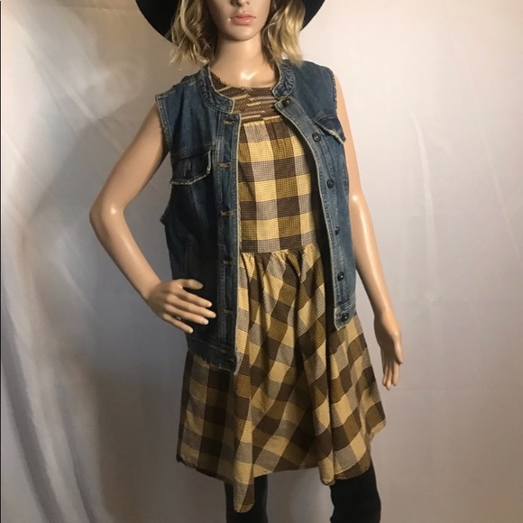 Fossil Madeline Fit & Flare Plaid Dress - Picture 2 of 13